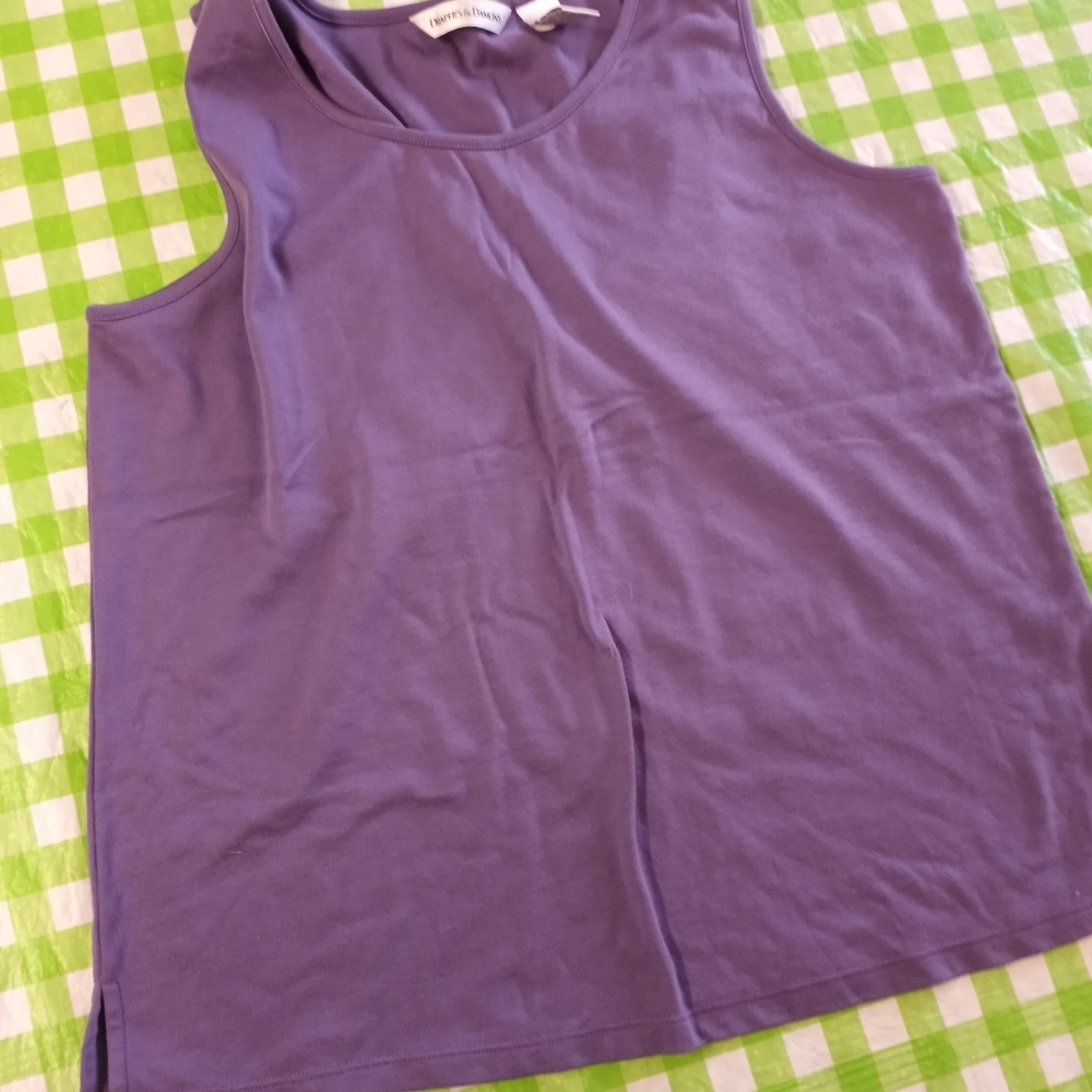 Purple tank top